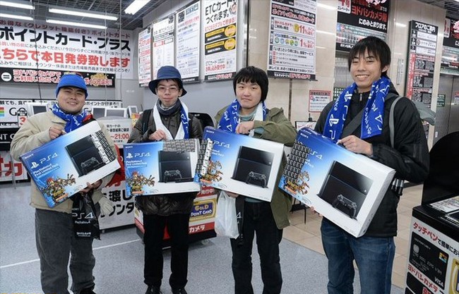 SONY PLAYSTATION 4 debuted in his homeland